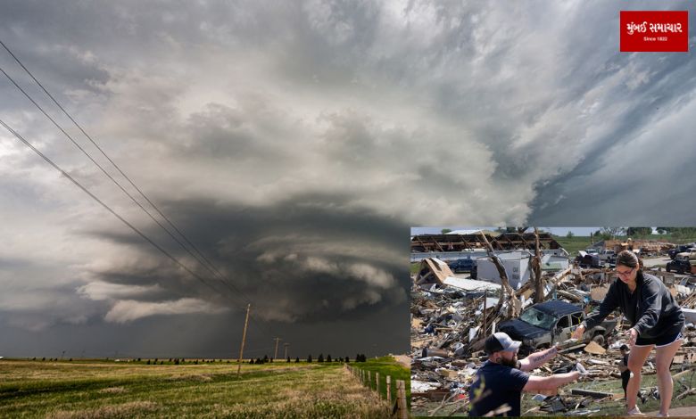 Tornadoes in America kill five: 35 injured