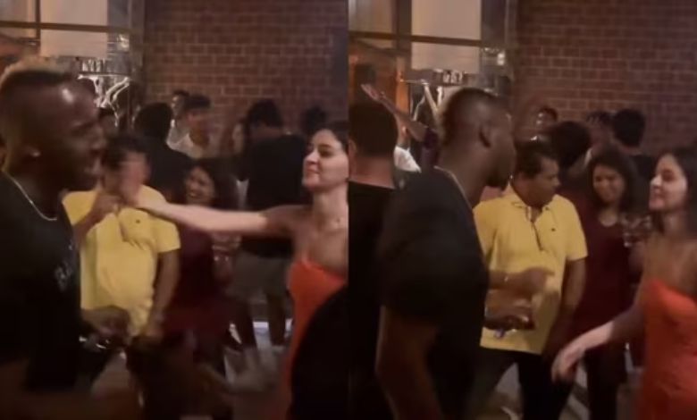 Andre Russell danced with Bollywood actress in original color...celebration