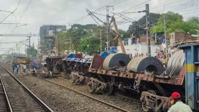 A freight train derailed near Palghar affecting the timing of these trains coming from Gujarat