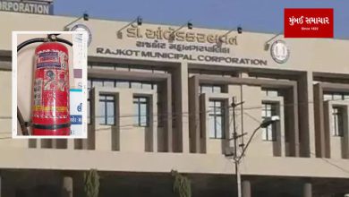 There is no fire safety facility in Rajkot Corporation building itself