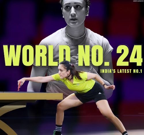 Manika Batra's high jump of 15 ranks in table tennis, an unprecedented achievement for India