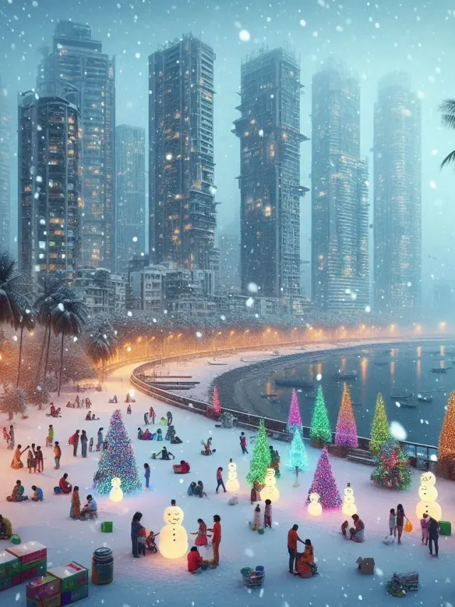 Aamchi Mumbai : A City Transformed by Snow!