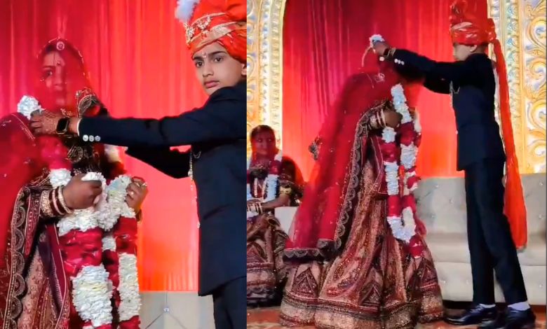 Video of marriage to woman with small child goes viral; A police response to a user demanding action