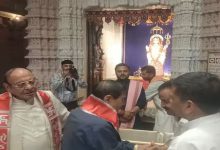 Shankar Singh Vaghela reached Khodal Dham