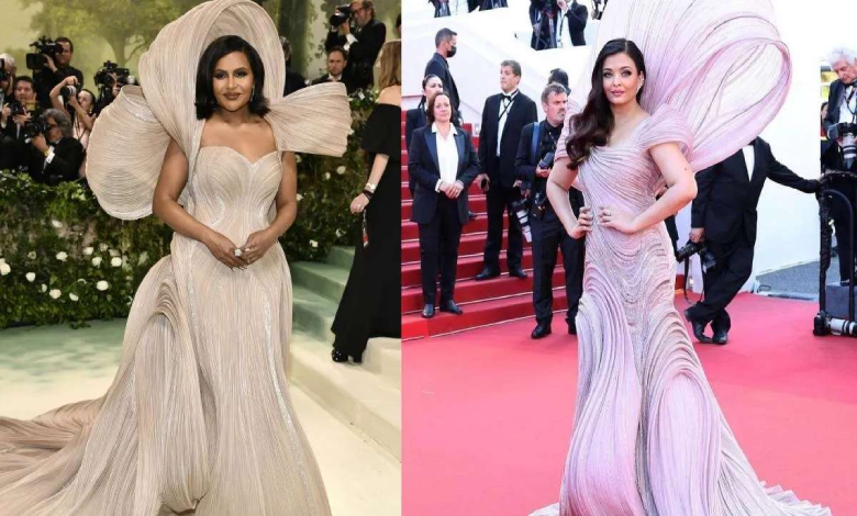 Aishwarya Rai's Cannes look was copied by Mindy kalling