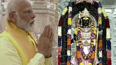 PM Modi visited Ram Lalla in Ayodhya, thousands of supporters gathered in the road show
