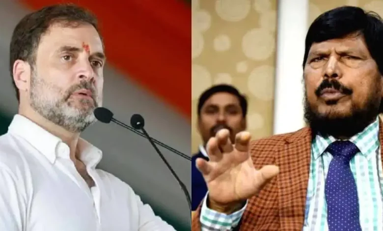 Ramdas Athavale's complaint against Rahul Gandhi in the Election Commission