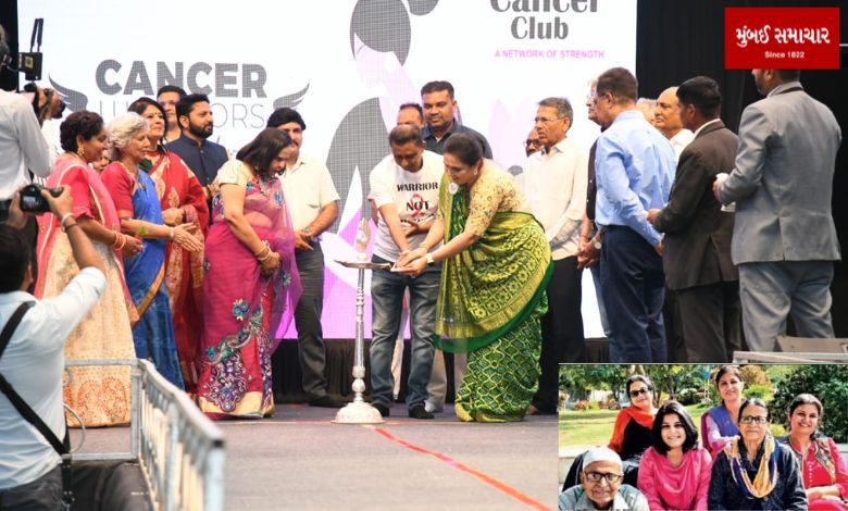 In Rajkot, 75 women who won the fight against cancer did a rap walk