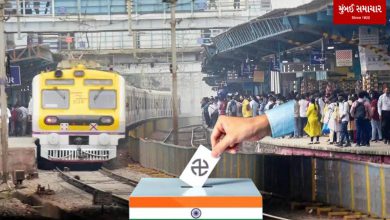 Mumbai Votes: Local Train irregular people disturbed on the day of polling