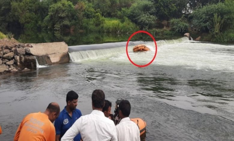 The SDRF boat that came to find the youth's body capsized in the river, killing three