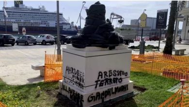Ahead of PM Modi's visit, Khalistan supporters desecrate Mahatma Gandhi's statue in Italy