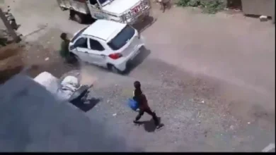 A 17-year-old minor tried to run a woman under a car in Pune