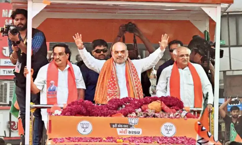 Amit Shah and Patil won these Gujrat seats with the largest lead