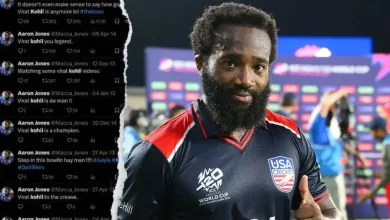 T20 World Cup: Aaron Jones is a big fan of Kohli, post goes viral