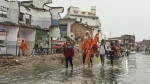 Ayodhya waterlogging rains 6 officials suspended