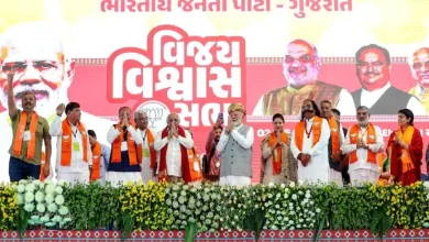 BJP leads in five assembly seat by-election results trend in Gujarat