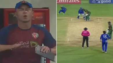 Did the Afghanistan player play the injury? Which gesture of coach Jonathan Trott sparked controversy?