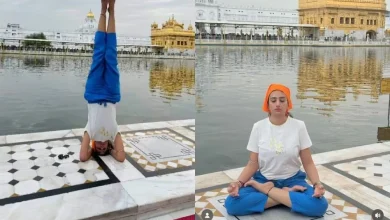 Golden temple Yoga controversy video viral