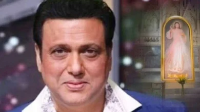 Govinda was seen praying in the church, the video went viral on social media...