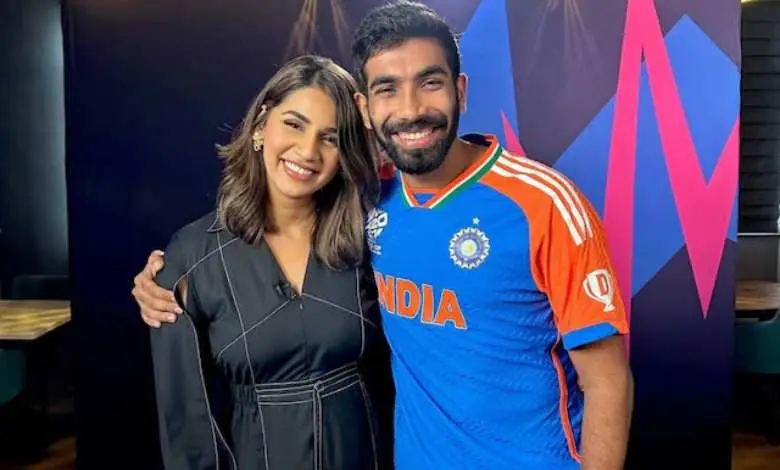 What did Indian cricketer Jasprit Bumrah's wife do in the World Cup or what is being discussed?