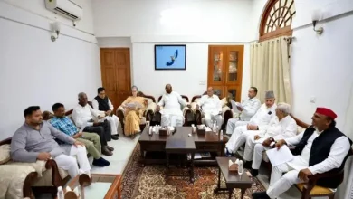 INDI coalition meeting held at Mallikarjun Khadge's residence