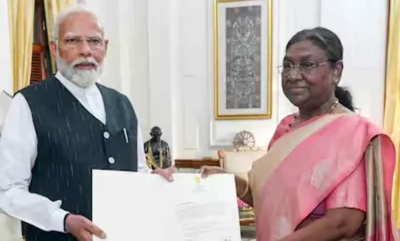 The President appointed Narendra Modi as the Prime Minister, taking oath on 9th June