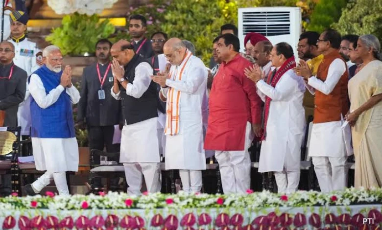 PM Modi Oath 72 cabinet ministers important ministers