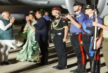 PM Narendra Modi 's arrival in Italy