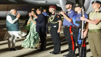PM Narendra Modi 's arrival in Italy