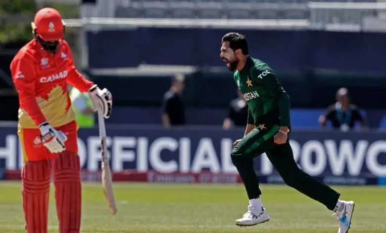 T20 World Cup: Pakistan v/s Canada: Opener Johnson shocks Pakistan bowlers: Canada 106 for seven