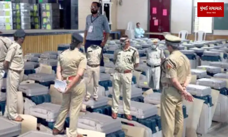 Polling centers in Mumbai turned into police camps