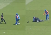 Rohit Sharma insist police pitch invader
