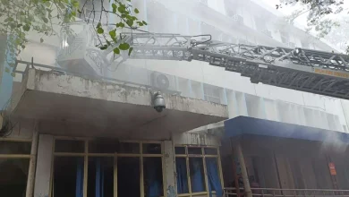 Delhi Safdarjung hospital massive fire