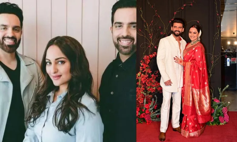 sonakshi sinha brothers luv kush absent in wedding