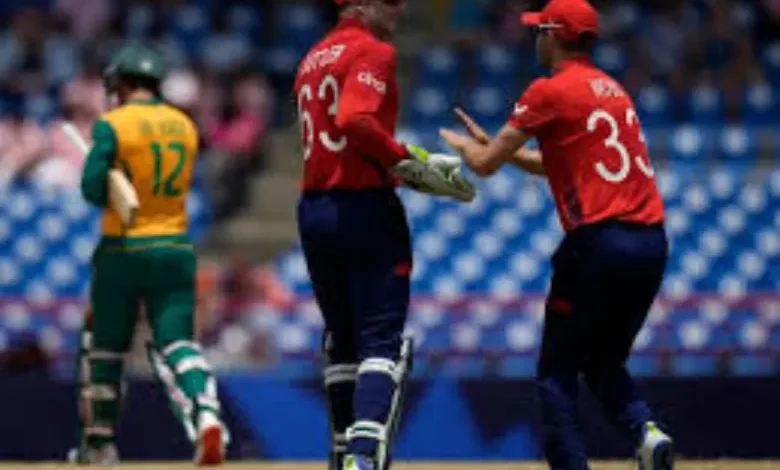 T20 World Cup ENG v/s SA T20 World Cup: South Africans cool off after good start, British held in check