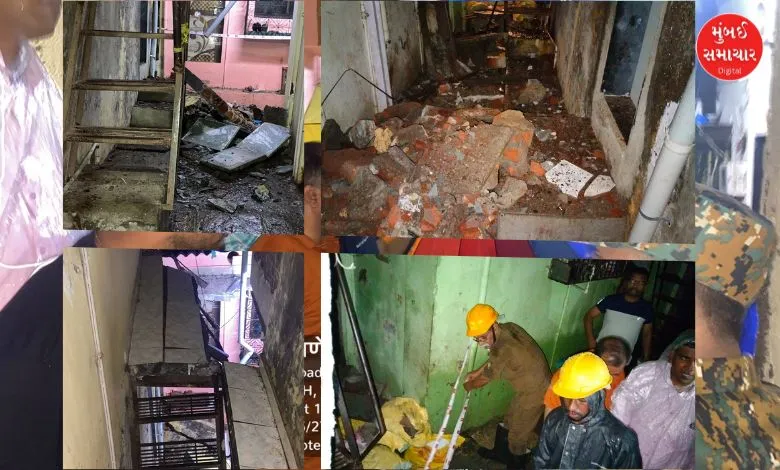 Two injured as part of gallery collapses in Thane