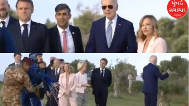 G-7 Summit: Biden can be seen wandering around, guided by Italian Prime Minister Miloni