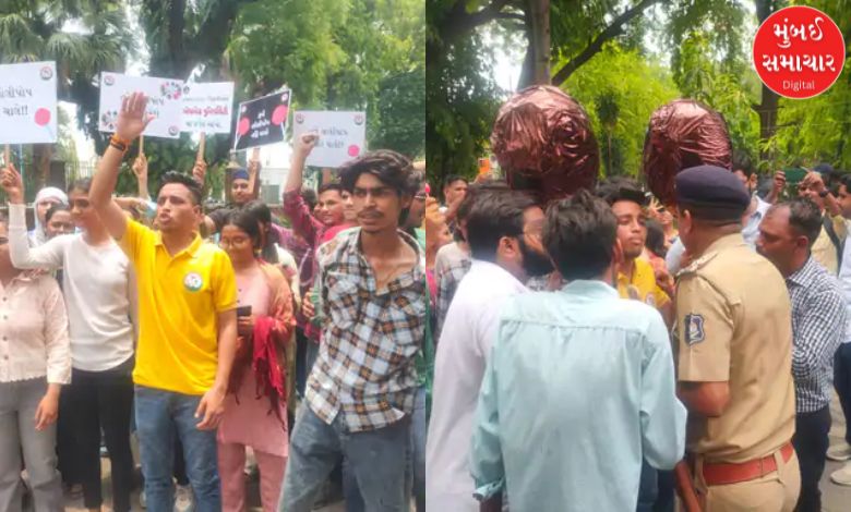 Tension between students and police over admission in MS University