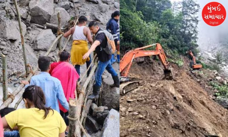 Rescue of Gujaratis trapped in landslides in Sikkim, all safe