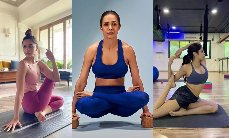 international Yoga Day 2024 Bollywood Actresses Yoga