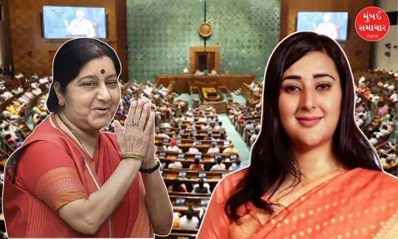 A glimpse of Susma Swaraj's speech was seen again in Parliament