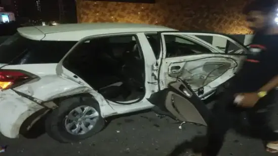 ahmedabad-car-accident-one-dead-three-injured-in-late-night-collision