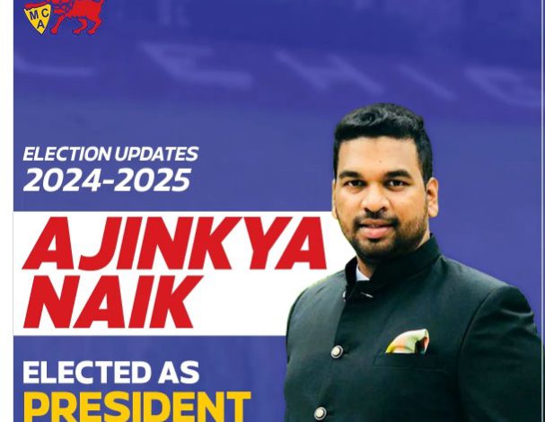 Ajinkya Naik became the youngest president of the Mumbai Cricket Association
