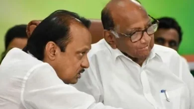 Ajit Pawar And Sharad Pawar On One Stage