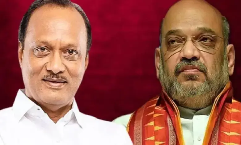 Ajit Pawar held a late night meeting with Amit Shah late night