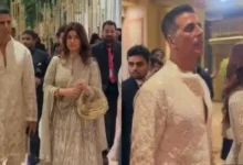 Akshay Kumar with wife Twinkle-attended Anant Radhika reception