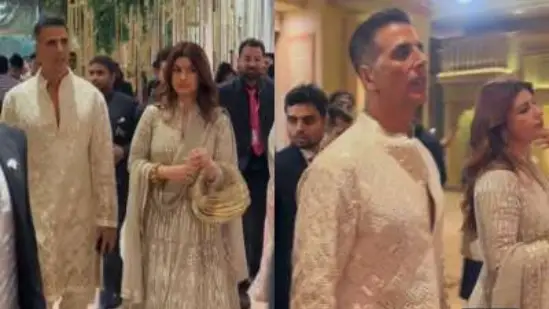 Akshay Kumar with wife Twinkle-attended Anant Radhika reception