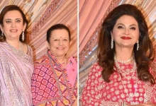 In Ananth-Radhika's Sangeet Night, the discussion is about Nita Ambani's sister's shoes...