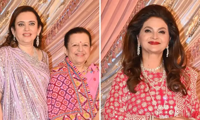 In Ananth-Radhika's Sangeet Night, the discussion is about Nita Ambani's sister's shoes...