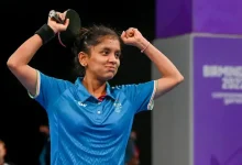 Birthday girl Sreeja will take on the world number one in the table tennis
